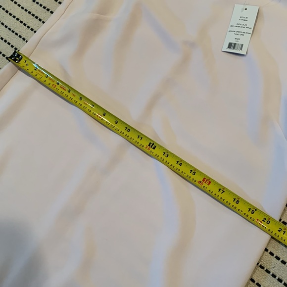 NWT French Connection Pink Tulip Sleeve Dress - Picture 10 of 10